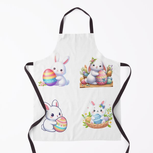 Artikelvorschau, 4 süße fröhliche Osterhasen-Kaninchen-Eier für Frauen, Mädchen, Kinder entworfen und verkauft von Adventure paradise ⭐⭐⭐⭐⭐.
