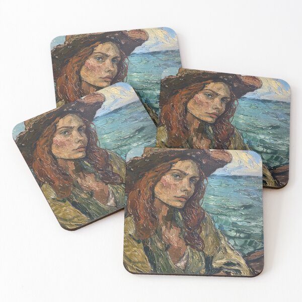 Item preview, Anne Bonny | Painting in the style of Vincent van Gogh designed and sold by ComicsFactory.
