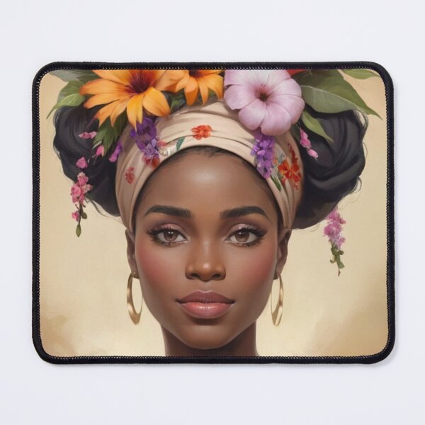 Item preview, "Floral Essence: Embracing African Beauty" designed and sold by Motivamujer.