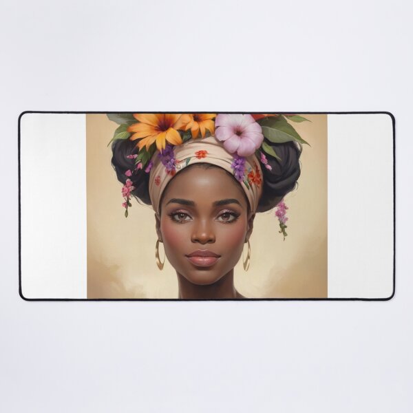 Item preview, "Floral Essence: Embracing African Beauty" designed and sold by Motivamujer.