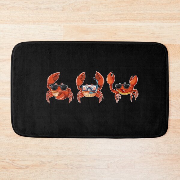 Item preview, Cute Beach Crabs Wearing Sunglasses - Perfect for Ocean - Loving Travellers  designed and sold by Sun Sand & Sea Art.