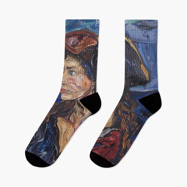 Item preview, Anne Bonny and Mary Read | Painting in the style of Vincent van Gogh designed and sold by ComicsFactory.
