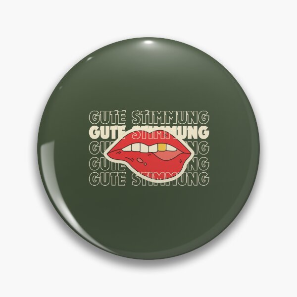 Item preview, GUTE STIMMUNGEN | Lips Illustration | Green Background designed and sold by RM-Journey.