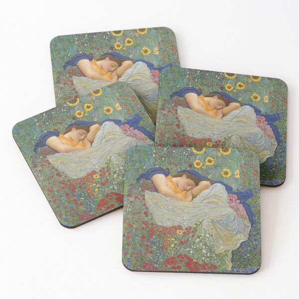 Item preview, Flaming June in Klimt's Garden  designed and sold by curiouswonder.