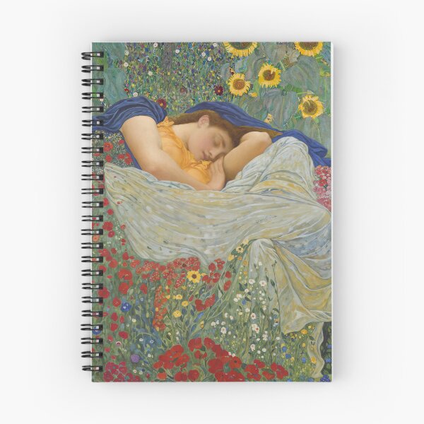 Item preview, Flaming June in Klimt's Garden  designed and sold by curiouswonder.