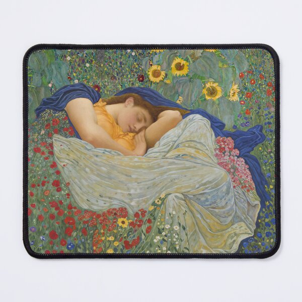 Item preview, Flaming June in Klimt's Garden designed and sold by curiouswonder.