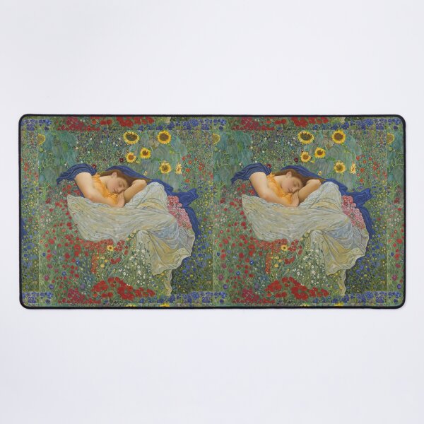 Item preview, Flaming June in Klimt's Garden designed and sold by curiouswonder.