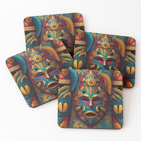 Item preview, traditional African tribal spirit mask designed and sold by mwanarte.