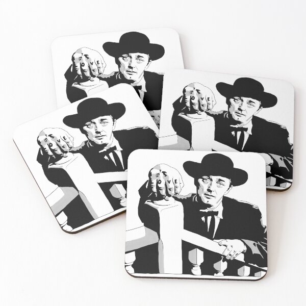 Item preview, Robert Mitchum - La noche del cazador en blanco y negro designed and sold by Elizabeth Freilich.