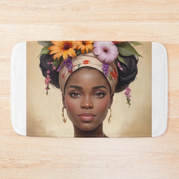 Item preview, "Floral Essence: Embracing African Beauty" designed and sold by Motivamujer.