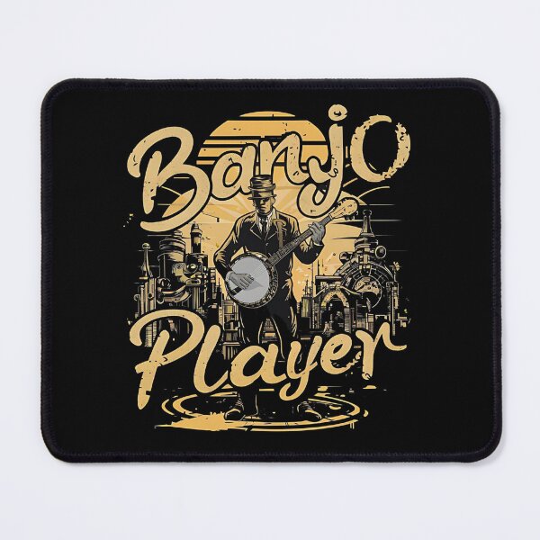 Item preview, Vintage sunset Banjo Player retro designed and sold by Munich84.