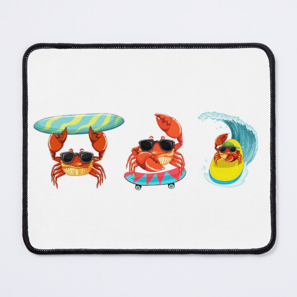 Item preview, Crabs Wear Sunglasses - Perfect for Ocean - Loving Travellers, Funny Crab, Beach Crabs designed and sold by Sun Sand & Sea Art.