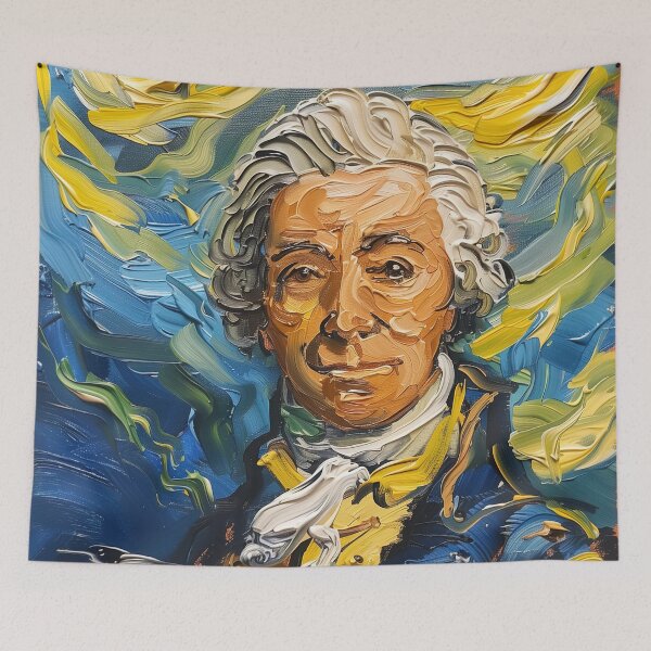Item preview, Antoine Lavoisier | Painting in the style of Vincent van Gogh designed and sold by ComicsFactory.