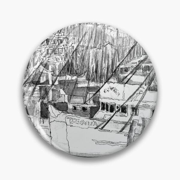 Item preview, santa barabara harbor in b & w designed and sold by Gerardo Segismundo.