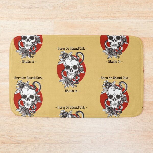 Item preview, Born to Stand Out - Skulls In - | Yellow Background designed and sold by RM-Journey.