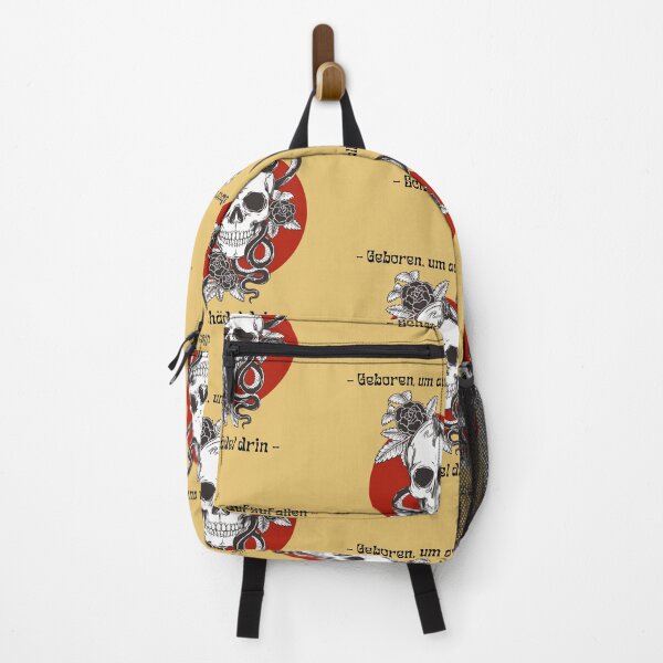 Item preview, Geboren, um herauszustechen - Schädel drin | Yellow Background designed and sold by RM-Journey.