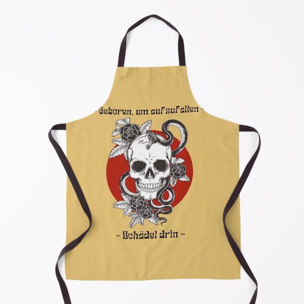 Item preview, Geboren, um herauszustechen - Schädel drin | Yellow Background designed and sold by RM-Journey.