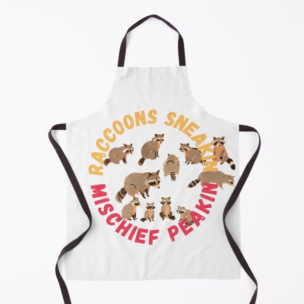 Item preview, Racoons Sneakin Mischief Peakin designed and sold by PunnyPawsArt.