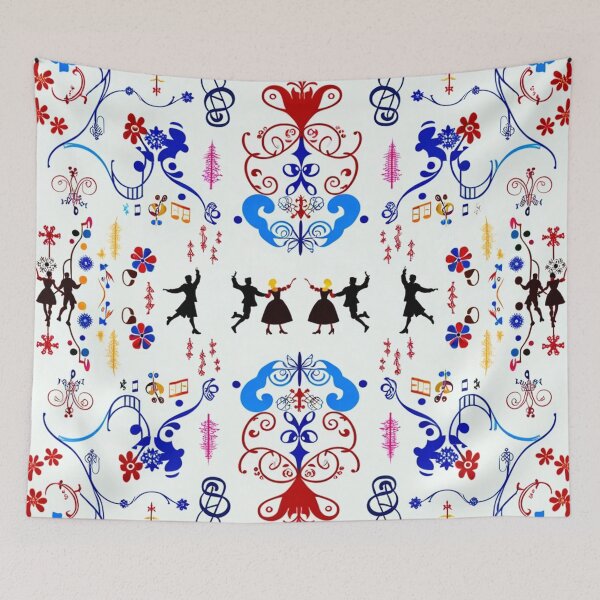 Item preview, Folklore Dance & Music Celebration Art designed and sold by FarBeyound.