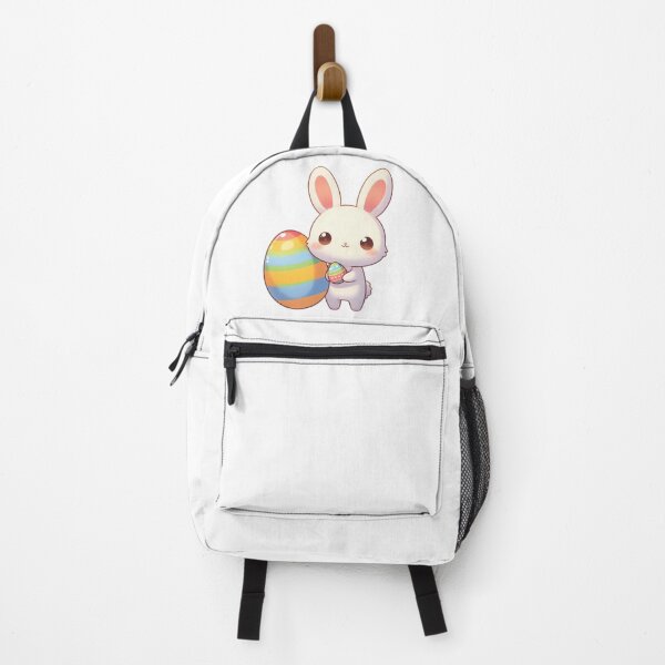 Item preview, Cute Bunny Holding an Easter Egg designed and sold by Delamoon.