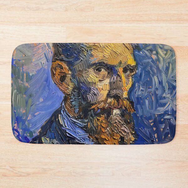 Item preview, Antoni Gaudí portrait | Painting in the style of Vincent van Gogh designed and sold by ComicsFactory.
