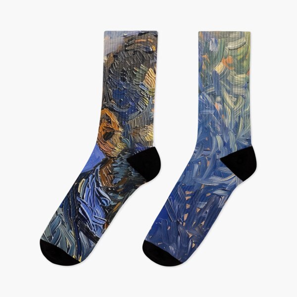 Item preview, Antoni Gaudí portrait | Painting in the style of Vincent van Gogh designed and sold by ComicsFactory.