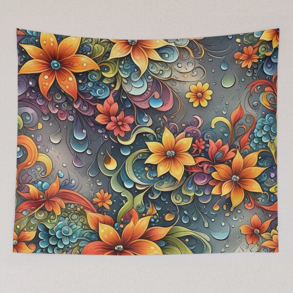 Item preview, Floral pattern designed and sold by Talpha.