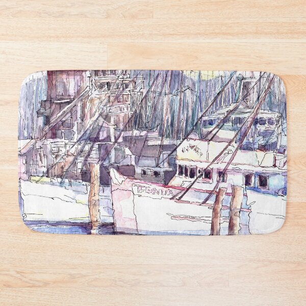 Item preview, santa barabara harbor  designed and sold by Gerardo Segismundo.