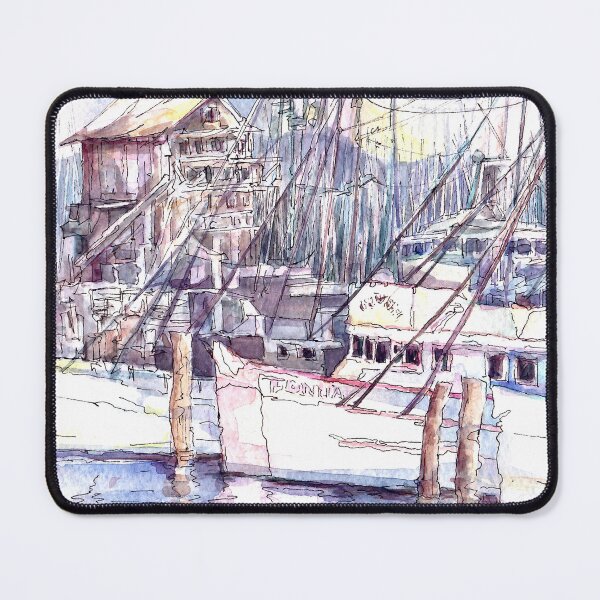Item preview, santa barabara harbor  designed and sold by Gerardo Segismundo.