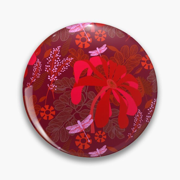 Item preview, Floral red pattern. designed and sold by Meteryards.