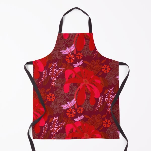 Item preview, Floral red pattern. designed and sold by Meteryards.