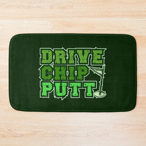 Item preview, Drive Chip Putt Grungy Text and Golf Flag Art designed and sold by CRHPOD20.