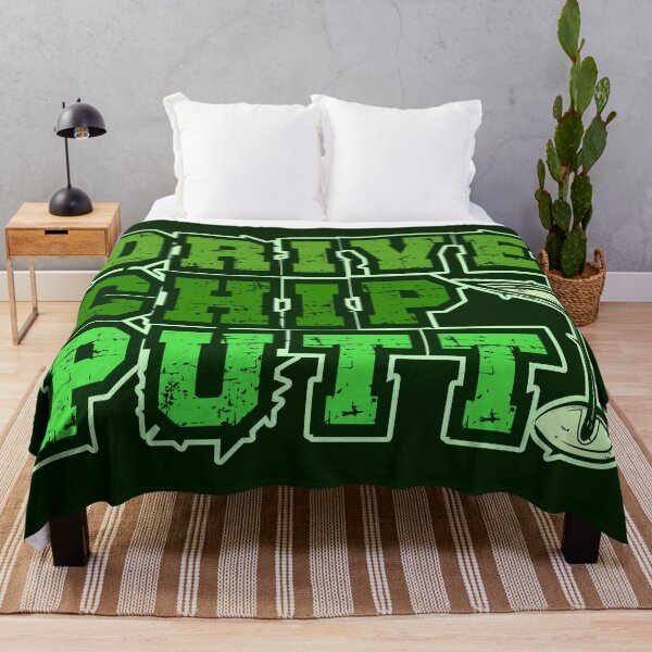 Item preview, Drive Chip Putt Grungy Text and Golf Flag Art designed and sold by CRHPOD20.