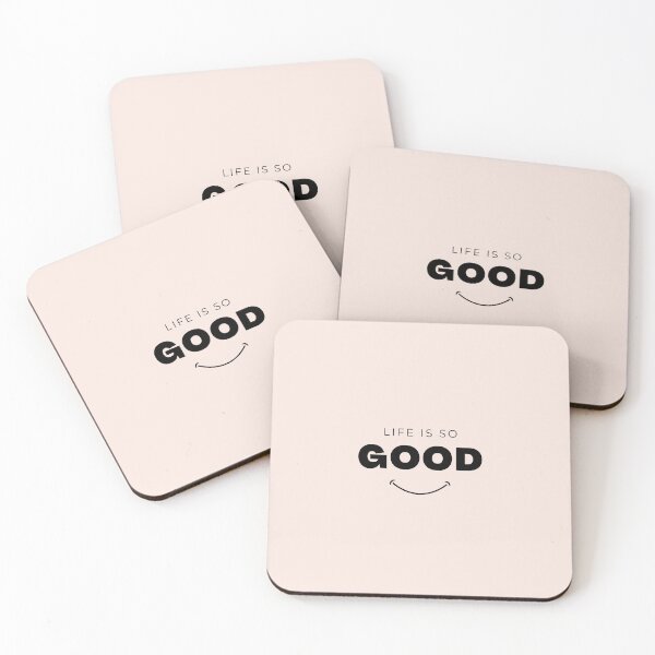Item preview, Life is so Good | Pastel Pink Background designed and sold by RM-Journey.