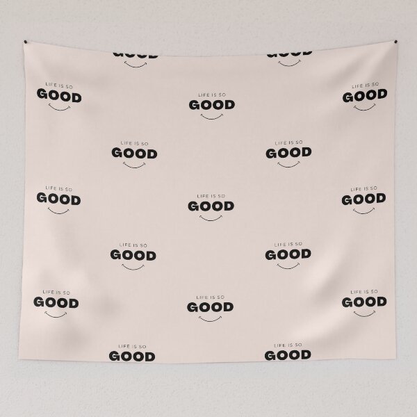 Item preview, Life is so Good | Pastel Pink Background designed and sold by RM-Journey.