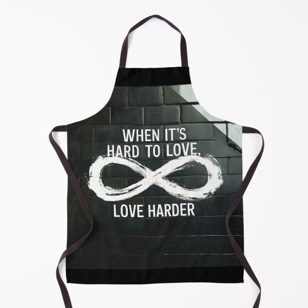 Item preview, Love Harder Inspirational Quote Art Print - Perfect for Home Decor & Uplifting Gifts designed and sold by GL!TCH LAB.
