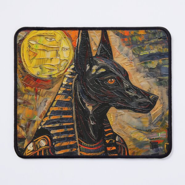 Item preview, Anubis | Painting in the style of Vincent van Gogh designed and sold by ComicsFactory.