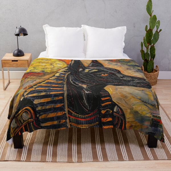 Item preview, Anubis | Painting in the style of Vincent van Gogh designed and sold by ComicsFactory.
