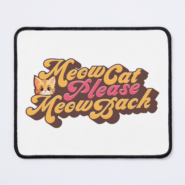 Item preview, Meow Cat Please Meow Back from Rim Tim Tagi Dim - Baby Lasagna - Croatia - Eurovision 2024 designed and sold by Vision-Tees.