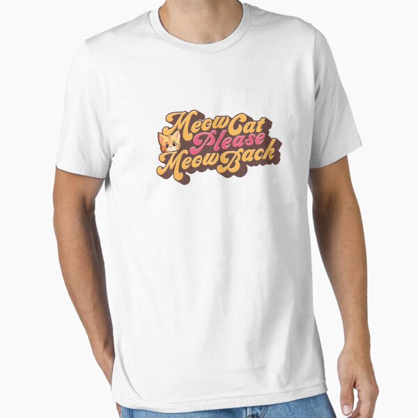 Vista previa del artículo con la obra «Meow Cat Please Meow Back from Rim Tim Tagi Dim - Baby Lasagna - Croacia - Eurovisión 2024», diseñado y vendido por Vision-Tees.