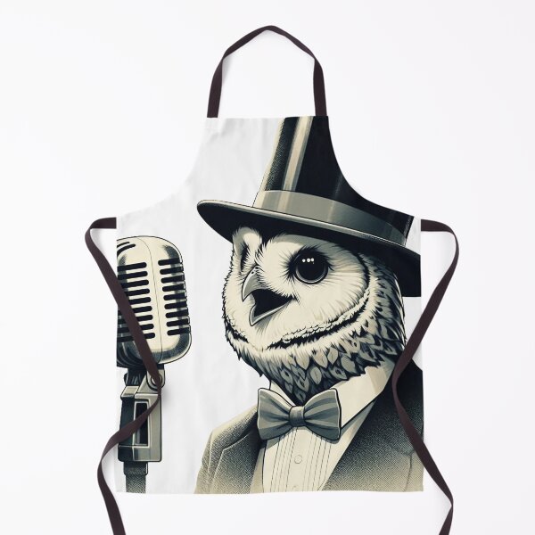 Item preview, Owl Jolson singing t-shirt design designed and sold by bouslama_shop ⭐️⭐️⭐️⭐️⭐️.