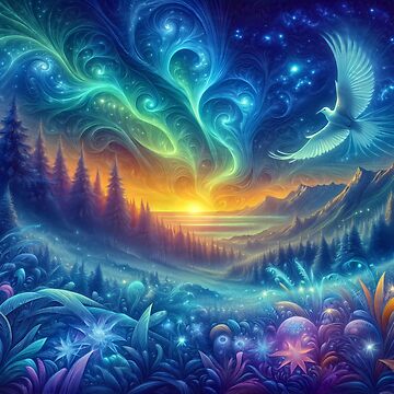 Artwork thumbnail, Northern lights 7 by schizo604