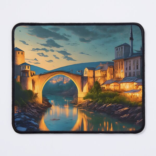 Item preview, Old bridge Mostar city designed and sold by TrendSh0p.