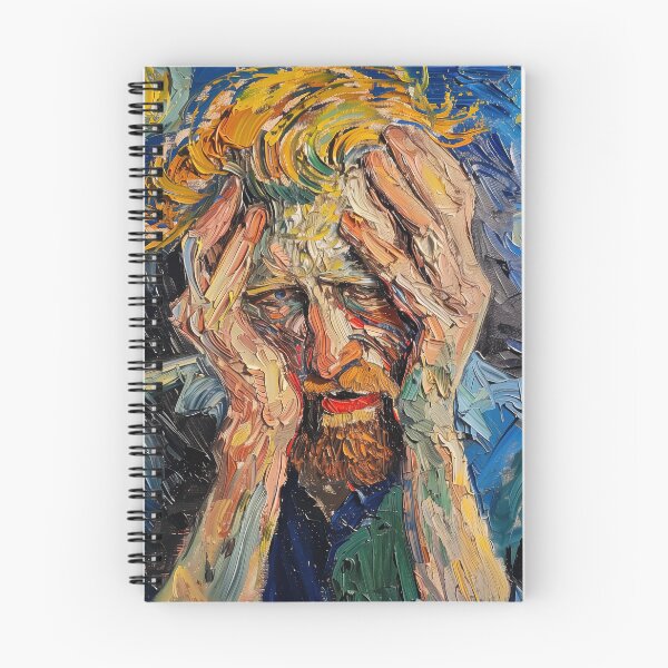 Item preview, Anxiety | Painting in the style of Vincent van Gogh designed and sold by ComicsFactory.