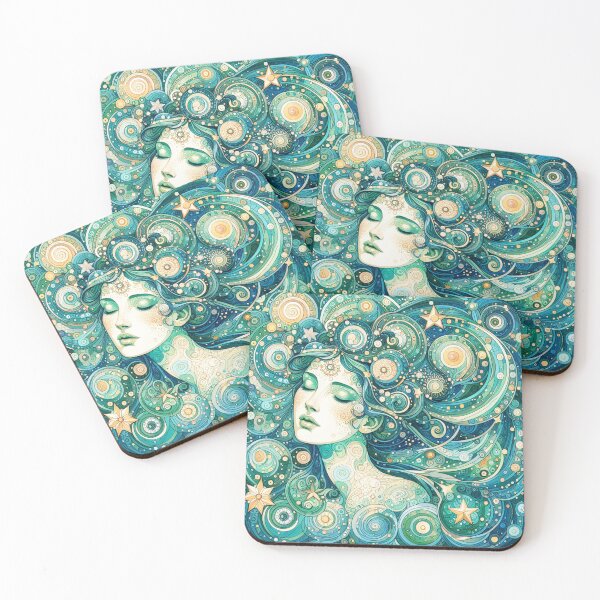 Item preview, Teal Goddess designed and sold by HarmonyandSage.