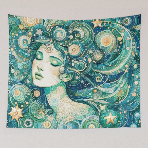 Item preview, Teal Goddess designed and sold by HarmonyandSage.