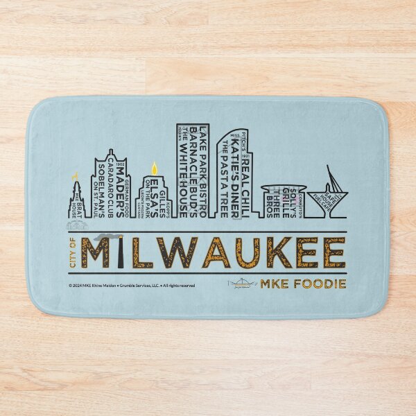 Item preview, MKE Foodie City Skyline • Milwaukee, WI designed and sold by MKE Rhine Maiden  •  Grumble Services, LLC..