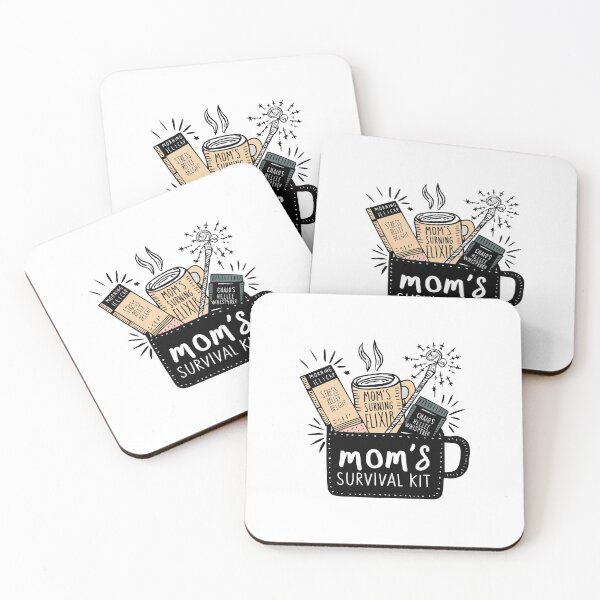 Item preview, Moms' Survival Kit: Coffee, Chocolate, Chaos Magic! designed and sold by NEWDESINGS12.