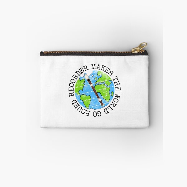 Item preview, Recorder Makes The World Go Round, Recorderist Earth Day designed and sold by doodlerob.