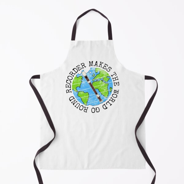 Item preview, Recorder Makes The World Go Round, Recorderist Earth Day designed and sold by doodlerob.